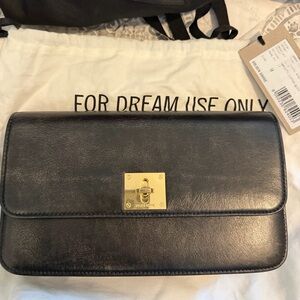 Golden Goose Black Leather Crossbody Bag